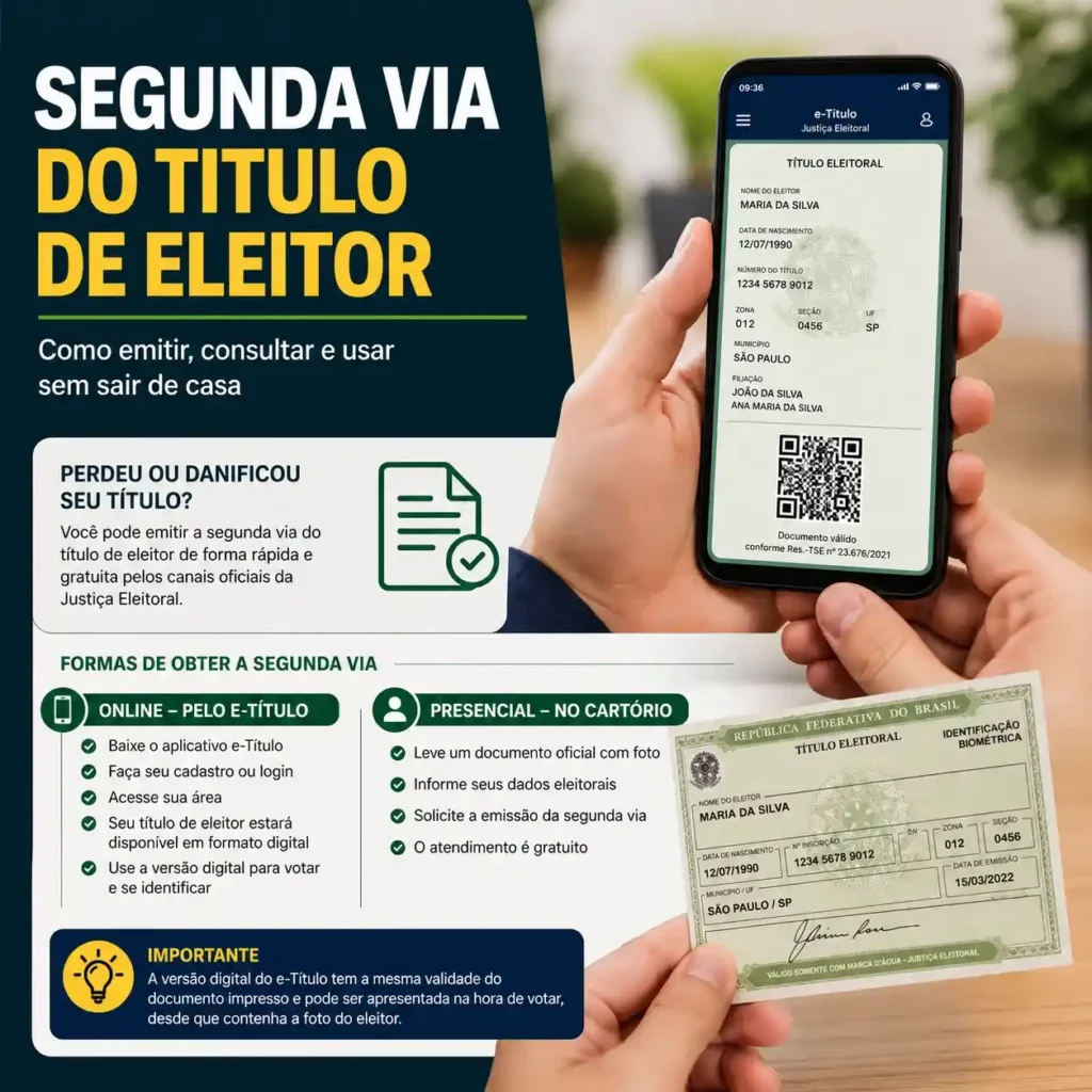 Segunda Via Do Titulo De Eleitor